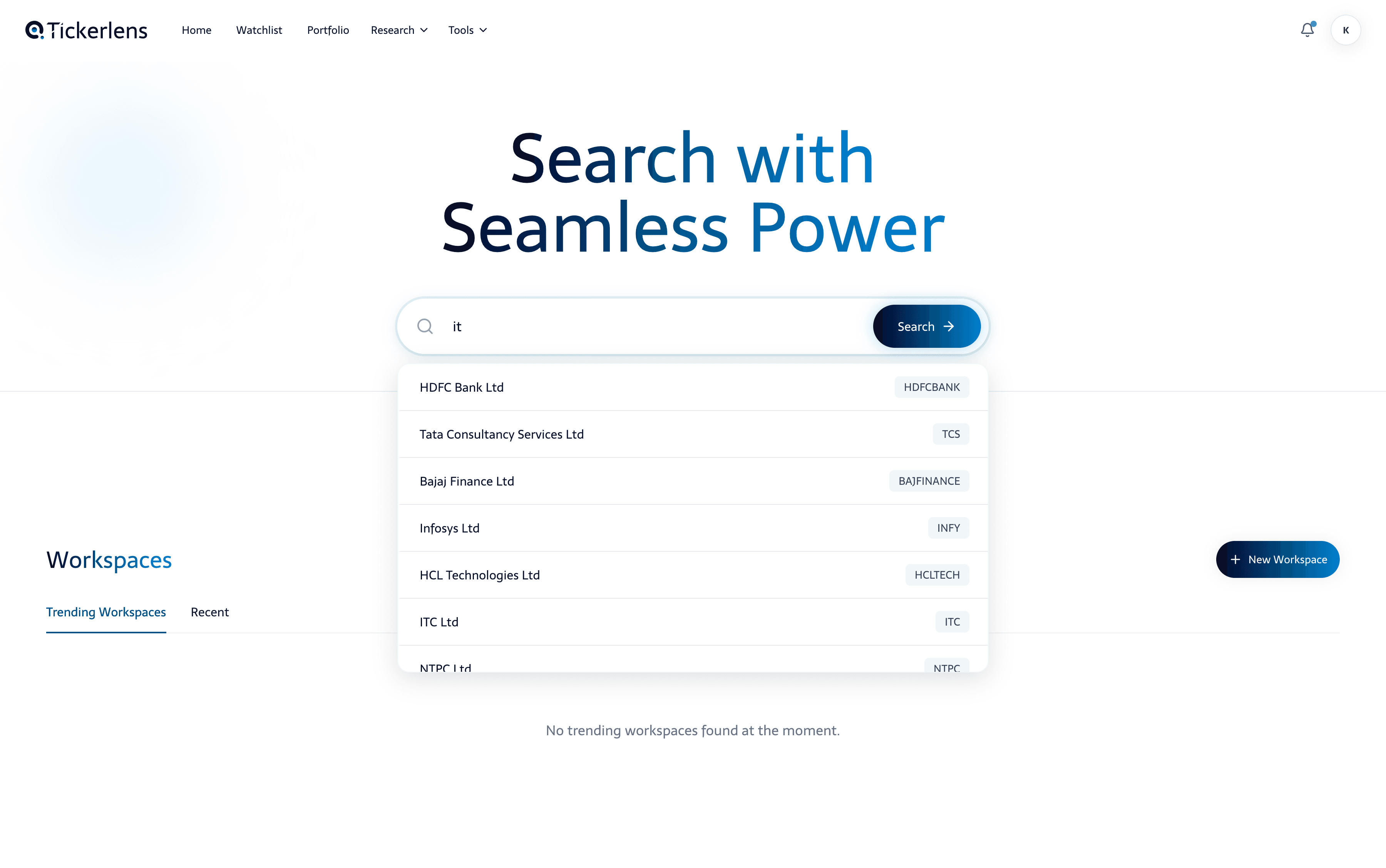 TickerLens screenshot 1